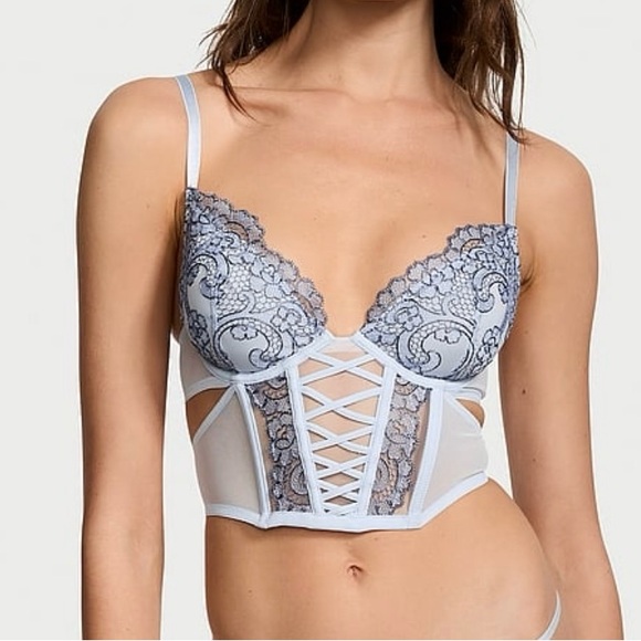 Victoria’s Secret Dream Angels Embroidered Corset and Panty set Medium - Picture 2 of 6